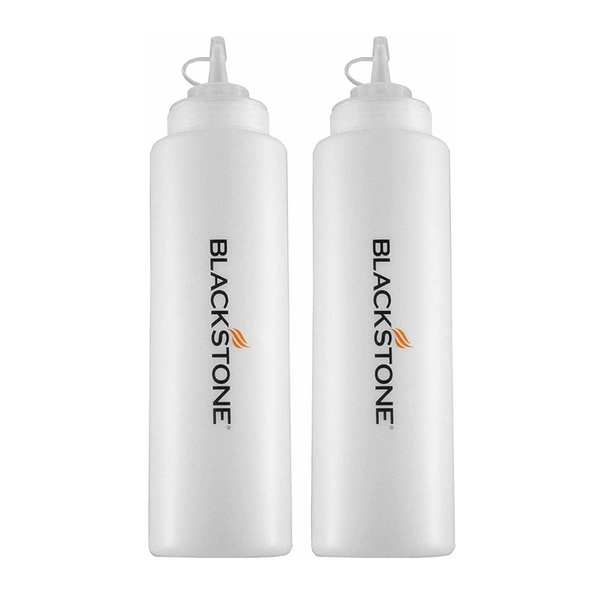 2-Pack Blackstone 32oz Plastic Squeeze Bottles with Lockable Tops