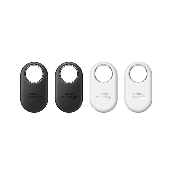 4-Pack Samsung Galaxy SmartTag2 Bluetooth Tracker (2 Black & 2 White)