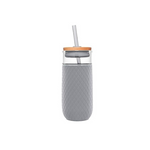 Ello Devon Protective No Sweat Silicone Sleeve & Splash Proof Glass Tumbler