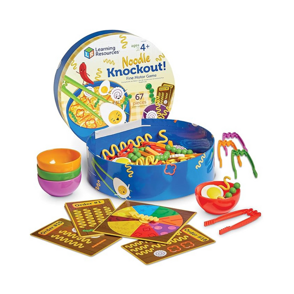 Juego de motricidad fina Noodle Knockout de Learning Resources de 67 piezas