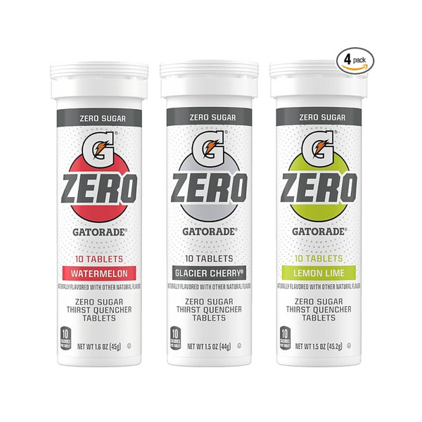 Gatorade Zero Tabletas, paquete variado (paquete de 40)