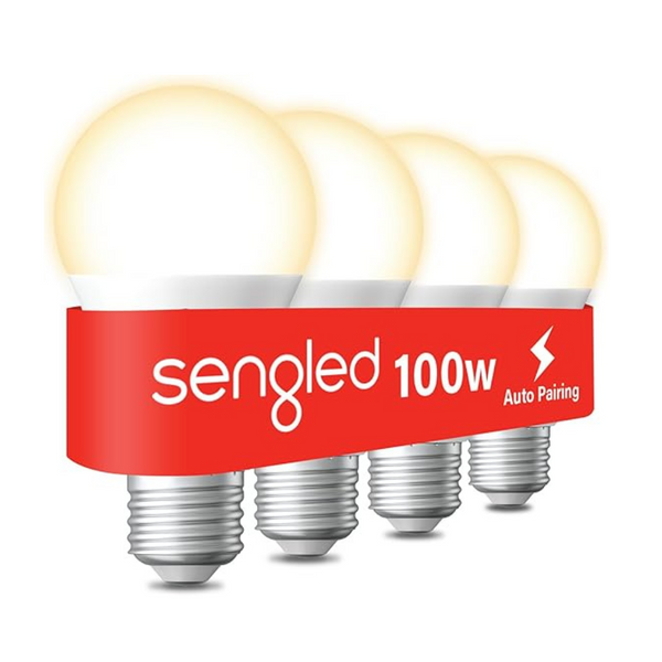 4-Pack Sengled 100W Alexa Light Bulbs