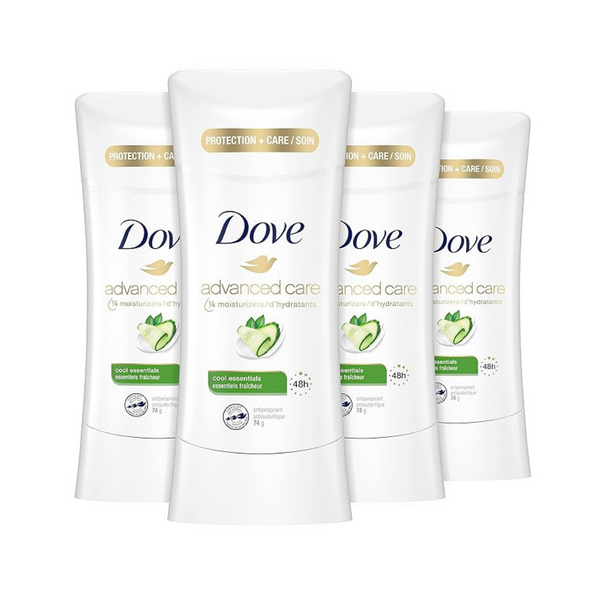 4-Count Dove Antiperspirant Deodorant with 48 Hour Protection, 2.6 oz