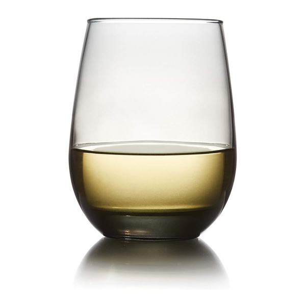 Libbey Classic Smoke All-Purpose Stemless Wine Glasses, 15.25-ounce (Set of 6)