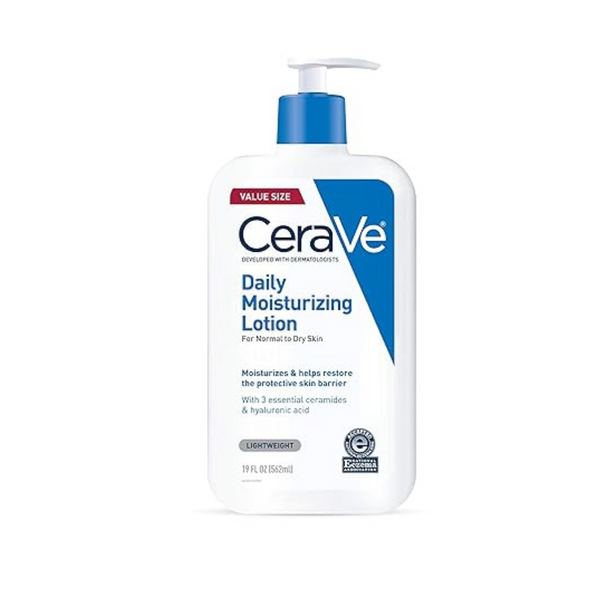 CeraVe Loción hidratante diaria para cuerpo y cara, 19 oz