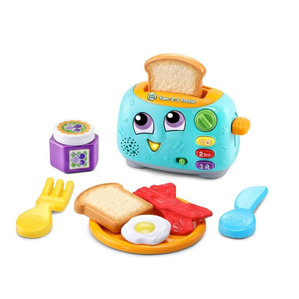 LeapFrog Yum-2-3 Tostadora Juego imaginativo Juguete de aprendizaje para niños pequeños