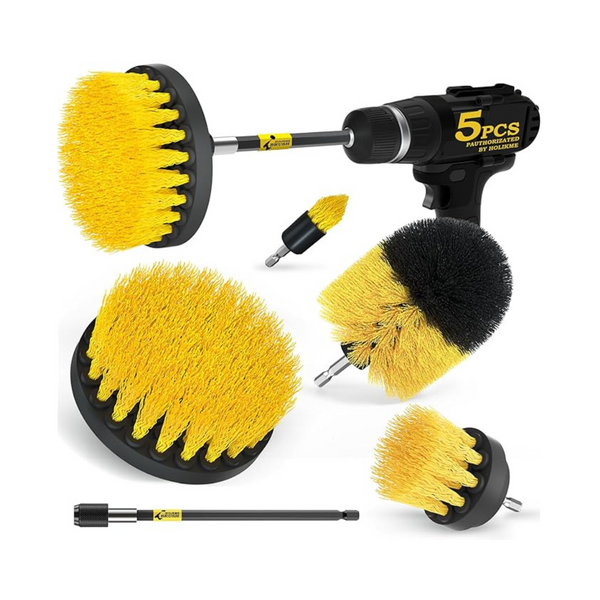 4-Pack Holikme Drill Brush Power Scrubber Cleaning Brush