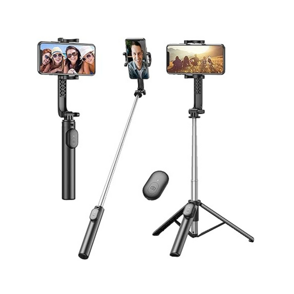 Erligpowht Extendable Selfie Stick Tripod with Detachable Wireless Remote