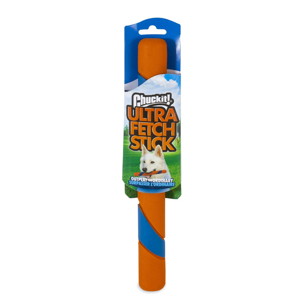 ¡Tíralo! Juguete para perros al aire libre Ultra Fetch Stick de 12"