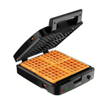 Krups 4-Slices Breakfast Set Stainless Steel Waffle Maker