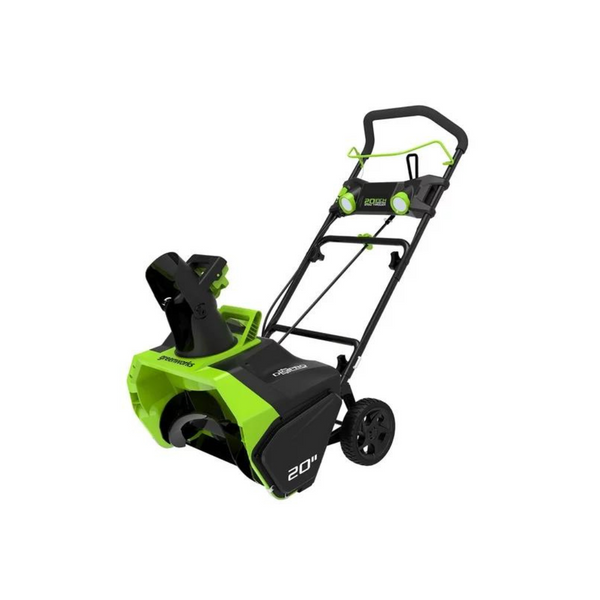 Soplador de nieve inalámbrico sin escobillas Greenworks de 40 V y 20 pulgadas