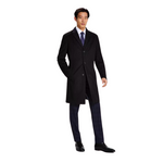 Tommy Hilfiger Men's Addison Wool-Blend Trim Fit Overcoat