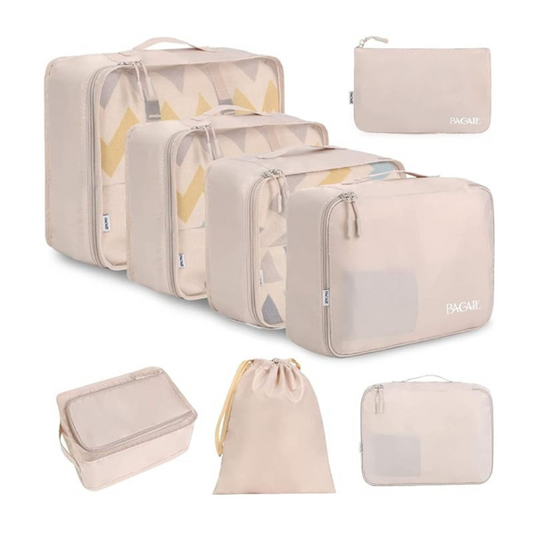 8-Piece Travel Luggage Organizers Packing Cubes Set