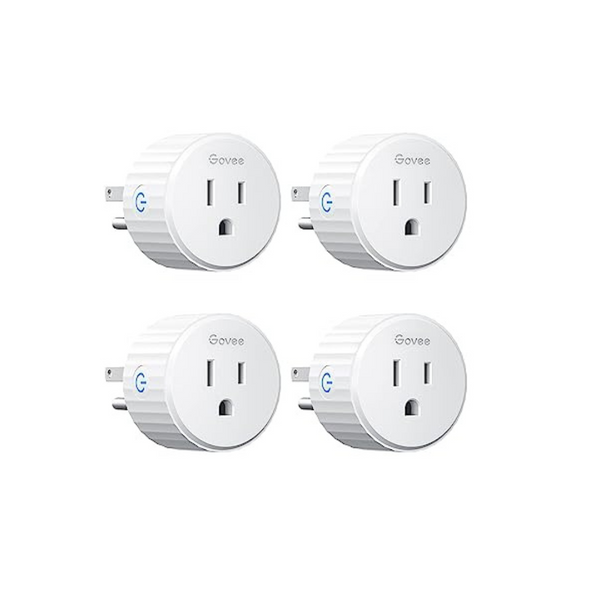 4-Pack Govee Mini WiFi Smart Plug Works with Alexa and Google Assistant