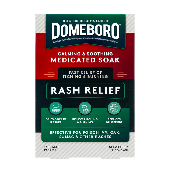 12-Count Domeboro Medicated Soak Rash Relief (Burow's Solution)