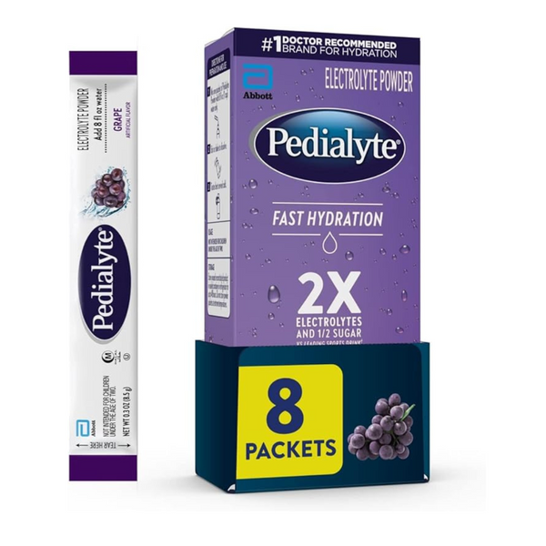 Pedialyte Fast Hydration Electrolyte Powder Packets