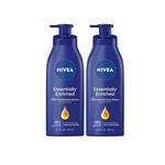 2-Pack Nivea Essentially Enriched Body Lotion (16.9 Fl. Oz)