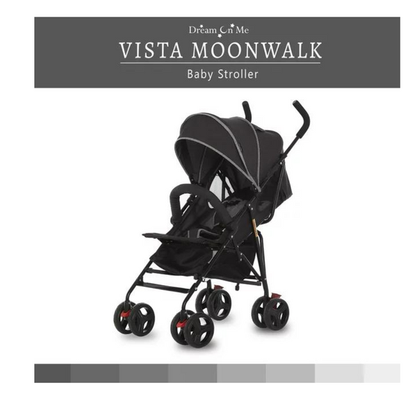 Dream On Me Vista Moonwalk Baby Umbrella Stroller with Canopy