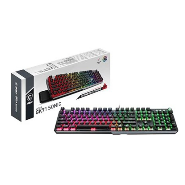 MSI Vigor  Sonic RED AM Mechanical RGB Gaming Keyboard