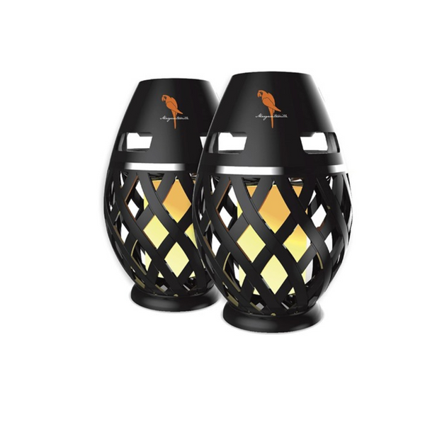 2-Pack Margaritaville Tiki Torch Portable Waterproof Bluetooth Speaker