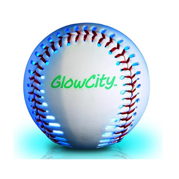 GlowCity Kids Premium Leather LED Light-Up Baseball