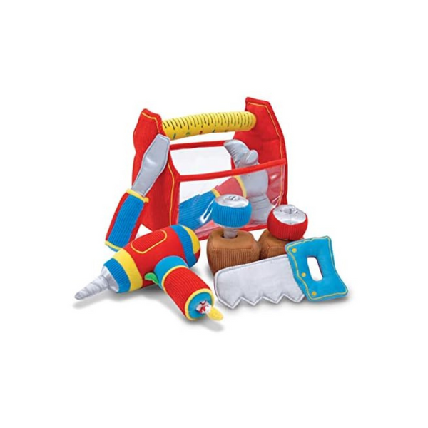 9-Piece Melissa & Doug Toolbox Fill and Spill Toddler Toy