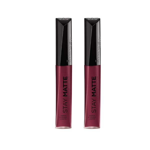 2-Pack Rimmel Stay Matte Liquid Lip Color