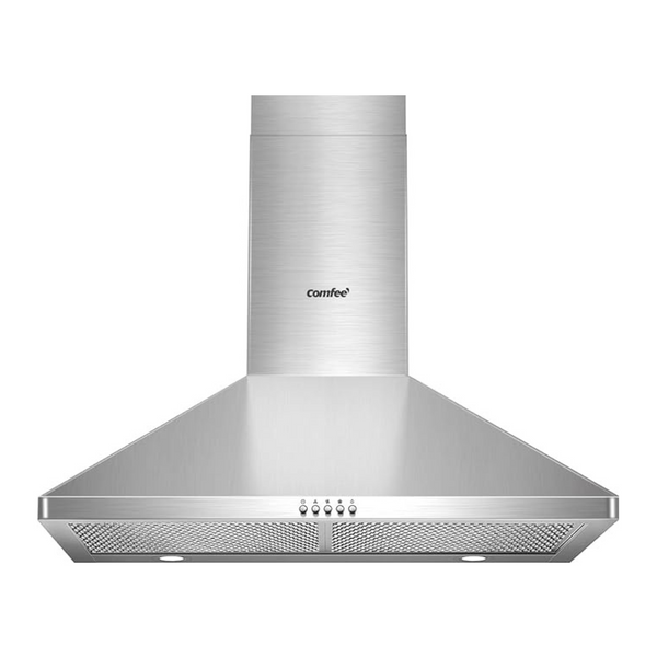 Comfee' 30" Ducted Pyramid Range Vent Hood with 3 Speed Exhaust Fan