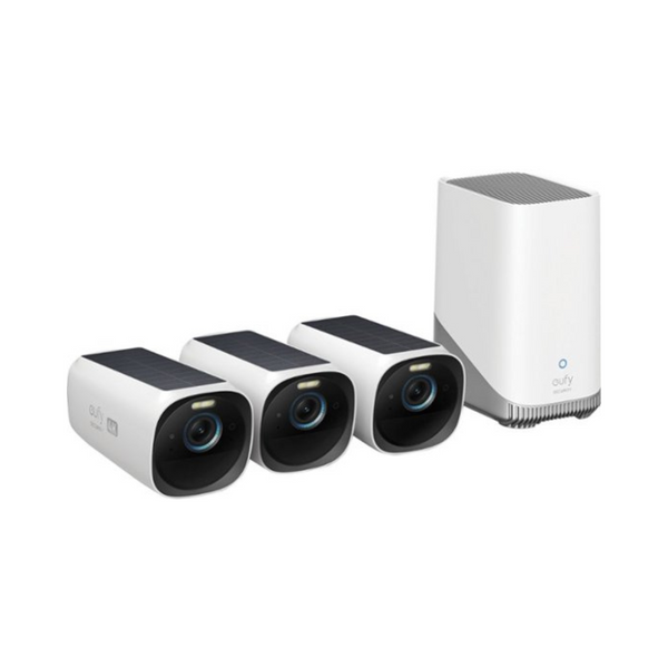 eufy Security eufyCam 3 Pro 3-Camera Wireless 4K Security System