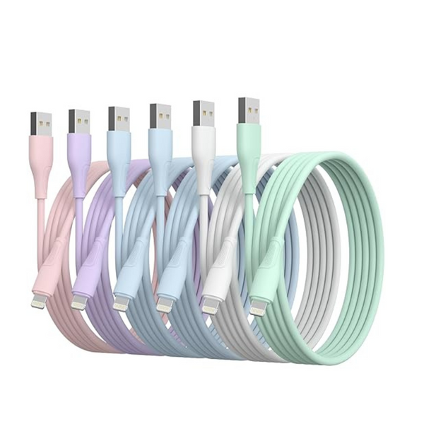 6-Pack MFi Certified Usb-A Fast Charging Lightning Cable