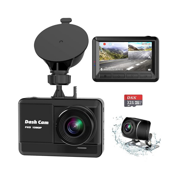 DKK Mini Dash Cam 1080P Full HD with 32GB SD Card