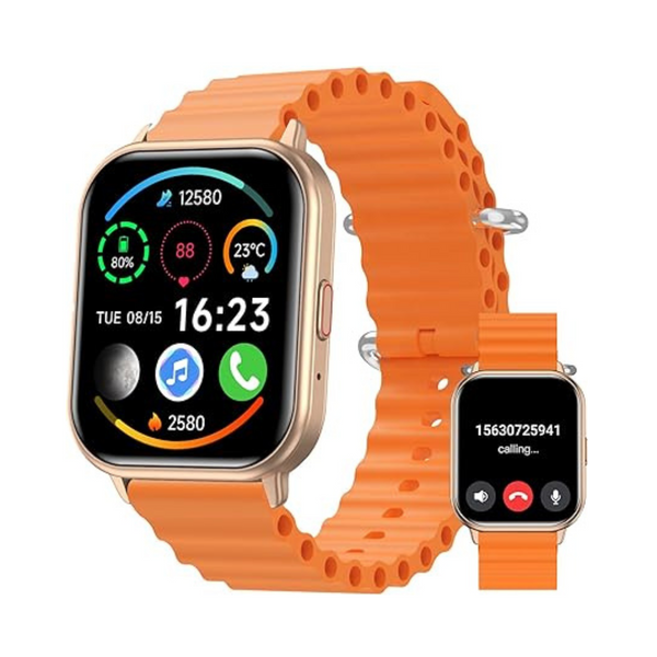 1.83" HD Screen Waterproof Fitness Watch with Zinc Alloy Frame