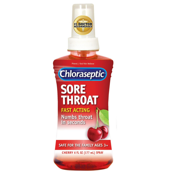 Chloraseptic Sore Throat Spray, Cherry, 6 fl oz