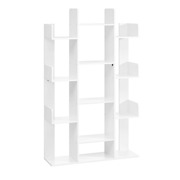 VASAGLE Tree-Shaped Bookcase with 13 Storage Shelves