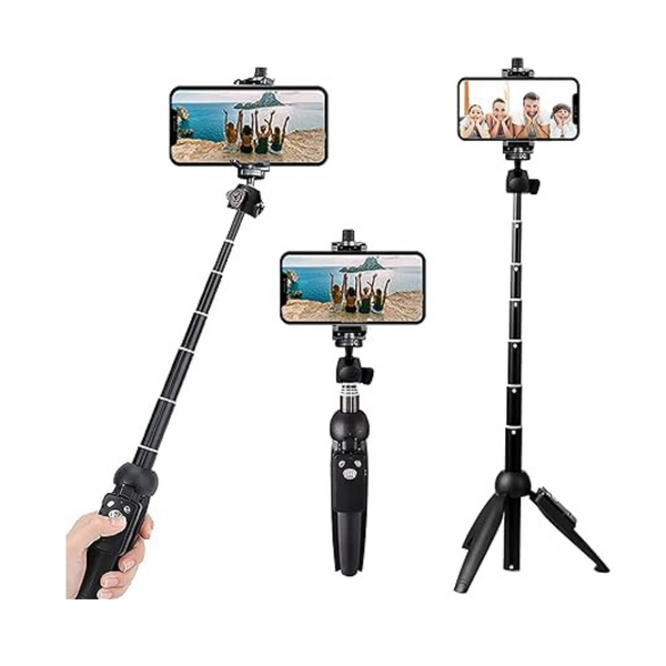 Bluehorn 40" Aluminum Alloy Selfie Stick Phone Tripod w/Wireless Remote