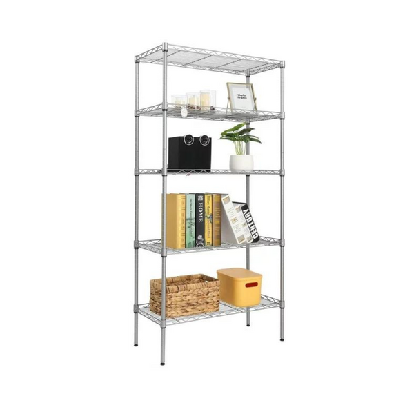 5-Tier Ktaxon Wire Shelving Steel Storage Rack Unit