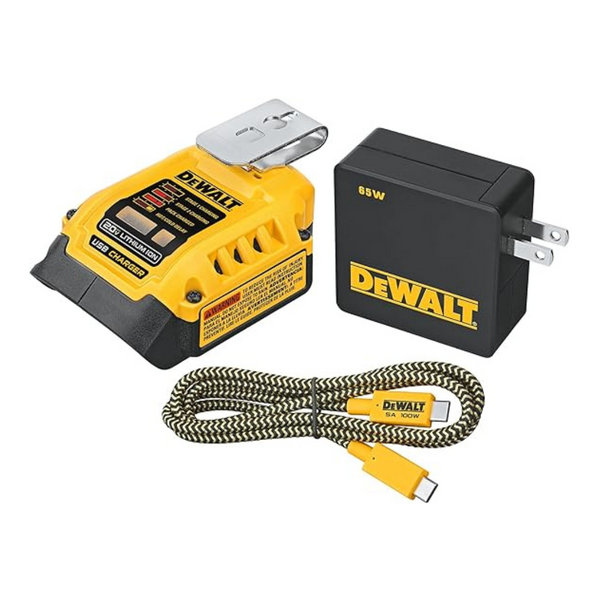 DeWalt USB Charging Kit for 20V & 60V Batteries