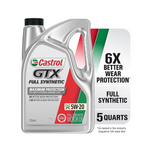 5-Qt Castrol GTX Full Synthetic Motor Oil (5W-20 or 0W-20)