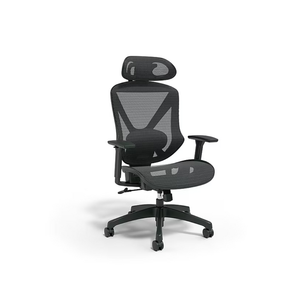 Union & Scale FlexFit Dexley Ergonomic Swivel Mesh Task Chair (Black)