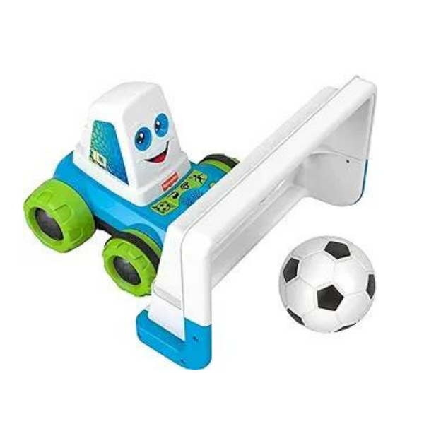 Fisher-Price Electronic Soccer Game Goaldozer Motorized Net