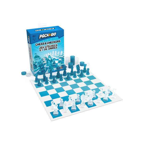 Pack & Go Chess & Checkers Board Game