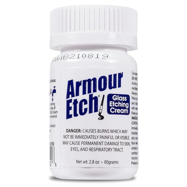 Armour Glass Etching Cream Carded, 2.8-Ounce