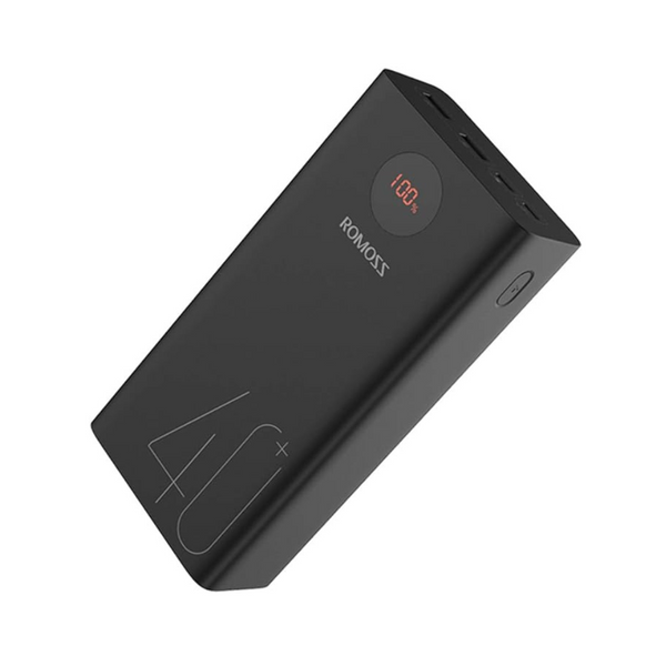 Romoss 40000mAh 18W PD External Power Bank, USB C Fast Charging