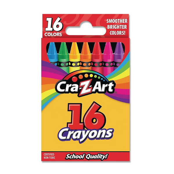 Cra-Z-Art Crayons (16 Assorted Colors)