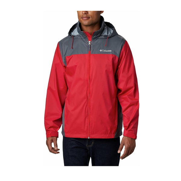 Columbia Men's Glennaker Lake Rain Jacket (Mountain Red)