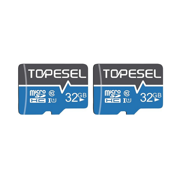 2-Pack Topesel 32GB Micro SD Card TF Card for Camera/Drone/Dash Cam