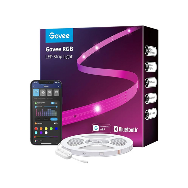 Govee 100ft LED Strip Lights, Bluetooth RGB, Lights