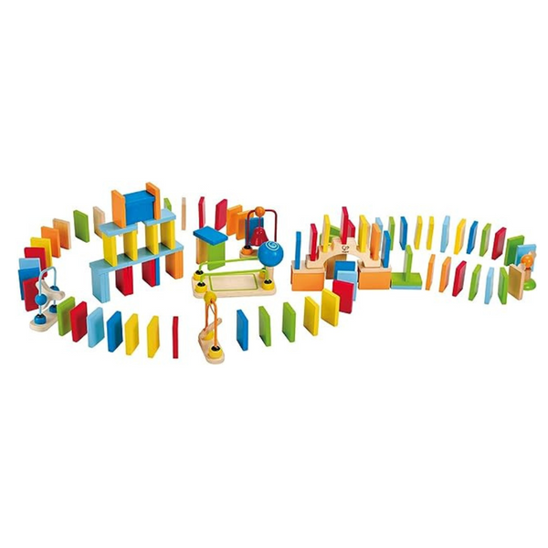 Award Winning Hape Dynamo Kid's Wooden Domino Set