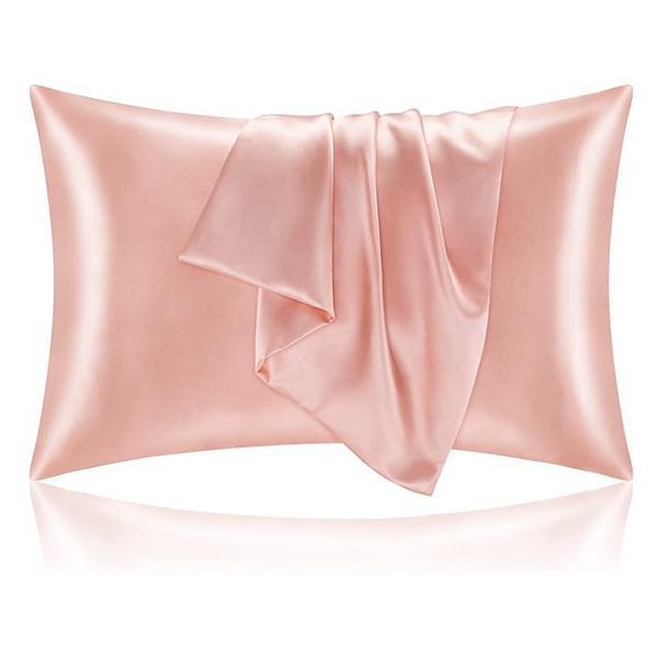 Set of 2 Satin Silk Pillowcase with Envelope Closure