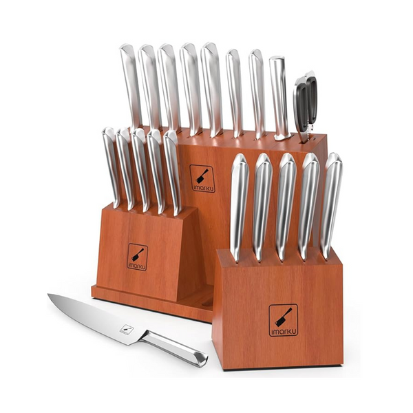 20-Piece imarku High Carbon Japanese Stainless Steel Knife Sets